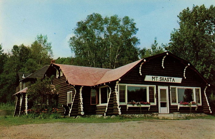 Mt Shasta Restaurant - Old Postcard